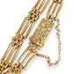 GOLD DEAL | 9kt Gold Vintage Three-Bar Gate Bracelet-Refurbished
