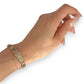 GOLD DEAL | 9kt Gold Vintage Three-Bar Gate Bracelet-Refurbished