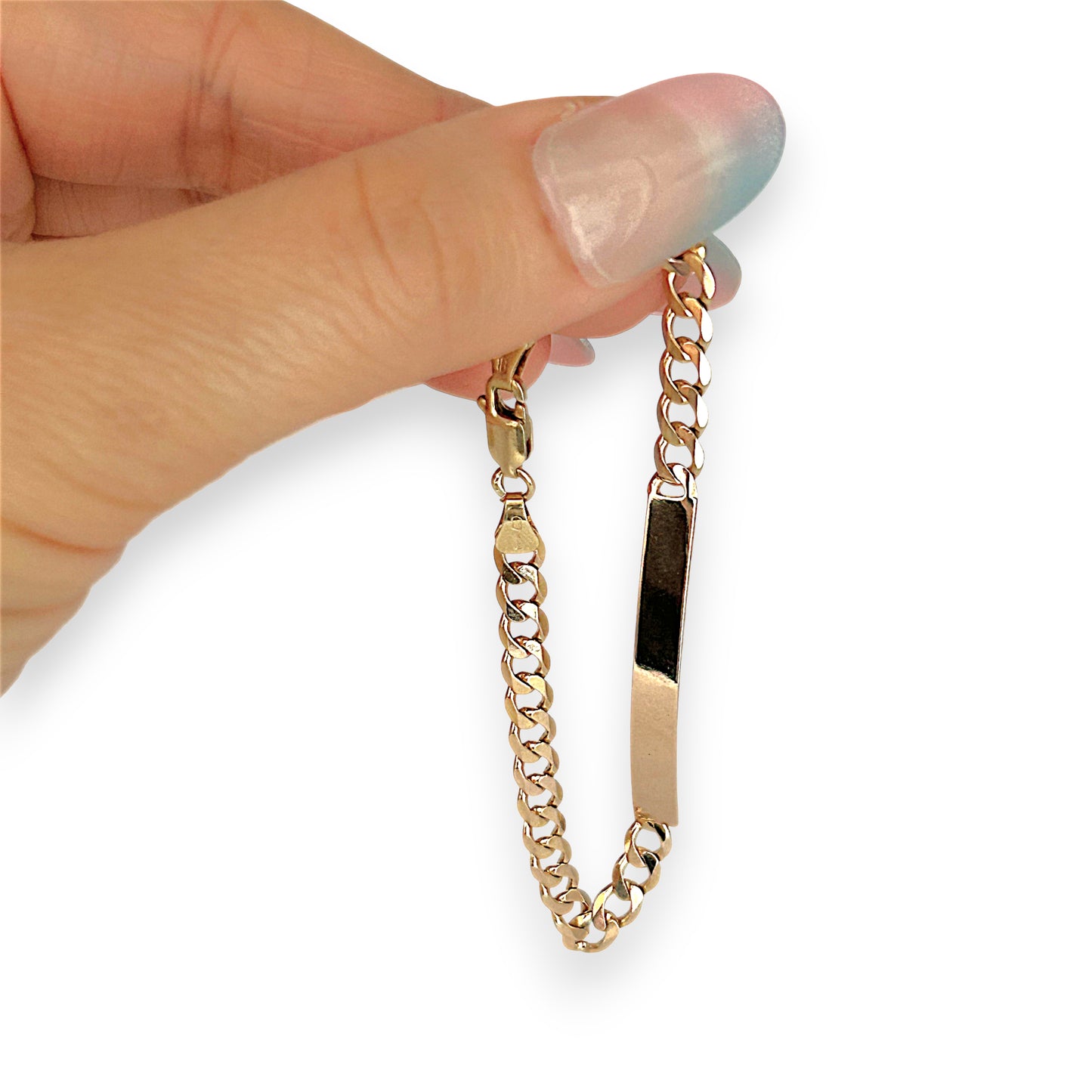 NZGD | 9ct Gold Signature Link UNO AERRE Bracelet-Refurbished