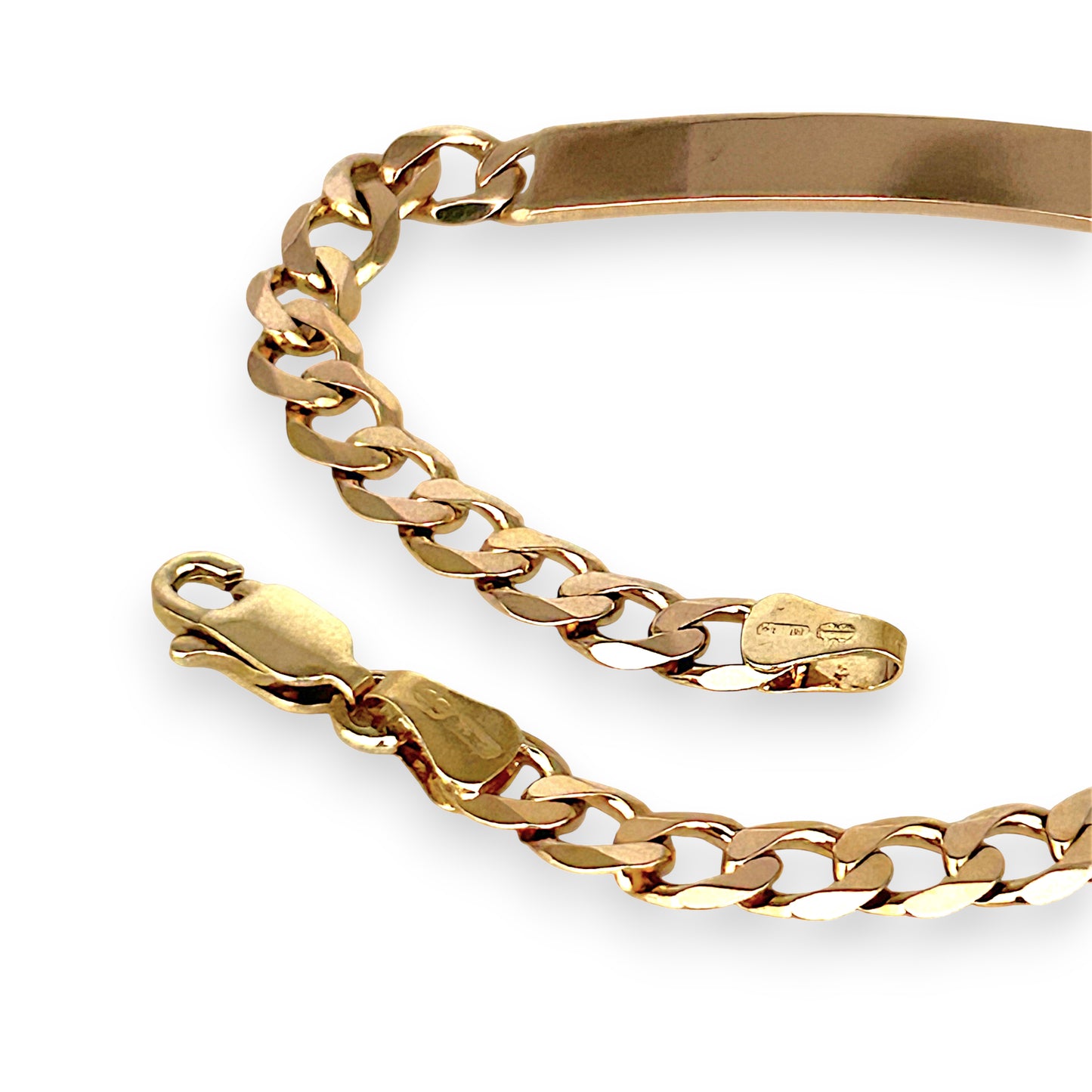 NZGD | 9ct Gold Signature Link UNO AERRE Bracelet-Refurbished