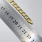 GOLD DEAL | 9kt NZ Gold Sovereign Curb Link Bracelet 22cm