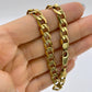 GOLD DEAL | 9kt NZ Gold Sovereign Curb Link Bracelet 22cm