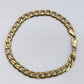 GOLD DEAL | 9kt NZ Gold Sovereign Curb Link Bracelet 22cm