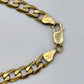 GOLD DEAL | 9kt NZ Gold Sovereign Curb Link Bracelet 22cm