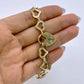 NZGD | 9ct Gold Eternal Heart Bracelet-Refurbished