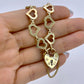 NZGD | 9ct Gold Eternal Heart Bracelet-Refurbished
