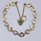 NZGD | 9ct Gold Eternal Heart Bracelet-Refurbished