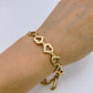 NZGD | 9ct Gold Eternal Heart Bracelet-Refurbished