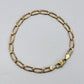 GOLD DEAL | 9kt Gold Waveline Paperlink Bracelet 21.4cm