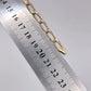GOLD DEAL | 9kt Gold Waveline Paperlink Bracelet 21.4cm