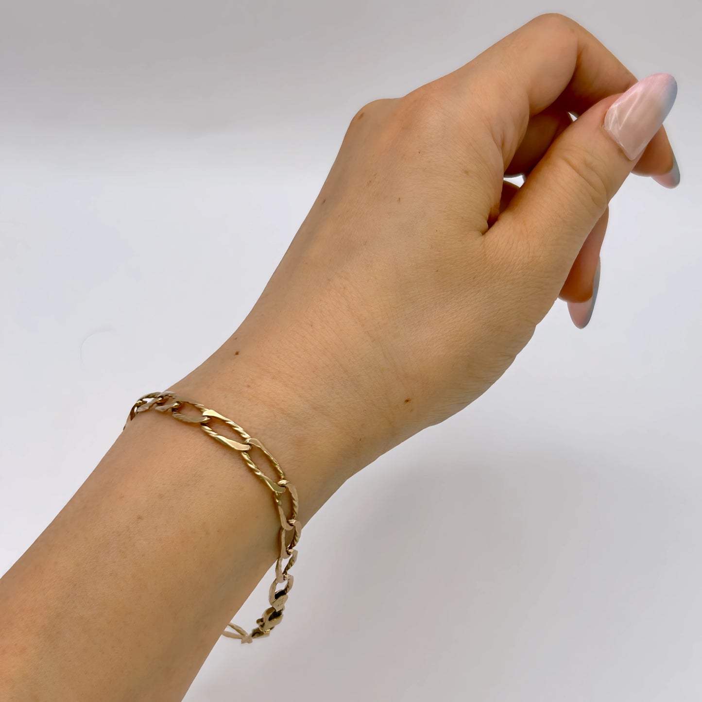 GOLD DEAL | 9kt Gold Waveline Paperlink Bracelet 21.4cm
