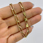 GOLD DEAL | 9kt Gold Waveline Paperlink Bracelet 21.4cm