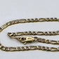 NZGD | 9ct Y/W Gold Link & Luxe – Figaro Bracelet 25cm