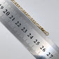 NZGD | 9ct Y/W Gold Link & Luxe – Figaro Bracelet 25cm