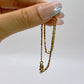 NZGD | 9ct Y/W Gold Link & Luxe – Figaro Bracelet 25cm
