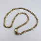 NZGD | 9ct Y/W Gold Link & Luxe – Figaro Bracelet 25cm