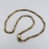 NZGD | 9ct Y/W Gold Link & Luxe – Figaro Bracelet 25cm