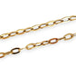 GOLD DEAL | 9kt Gold Golden Petal Oval Bracelet 18cm