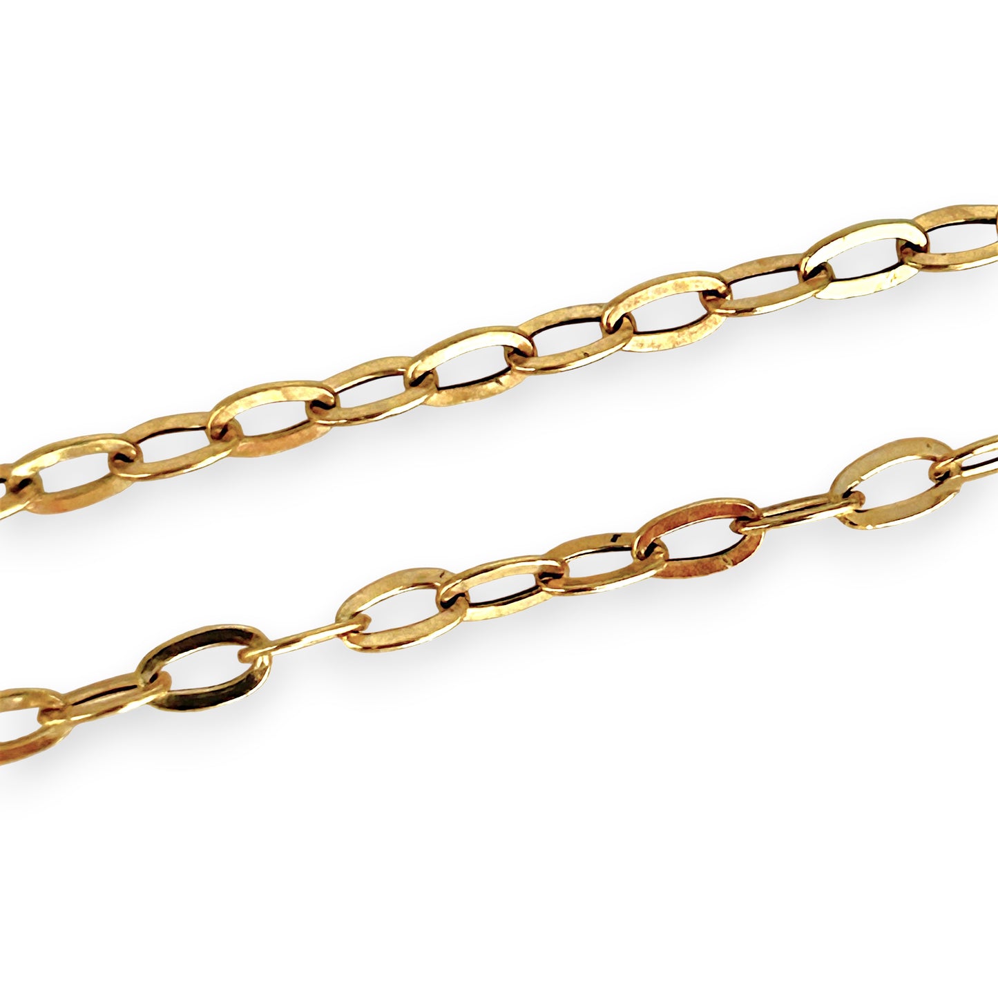 GOLD DEAL | 9kt Gold Golden Petal Oval Bracelet 18cm