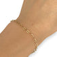 GOLD DEAL | 9kt Gold Golden Petal Oval Bracelet 18cm