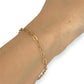 GOLD DEAL | 9kt Gold Golden Petal Oval Bracelet 18cm