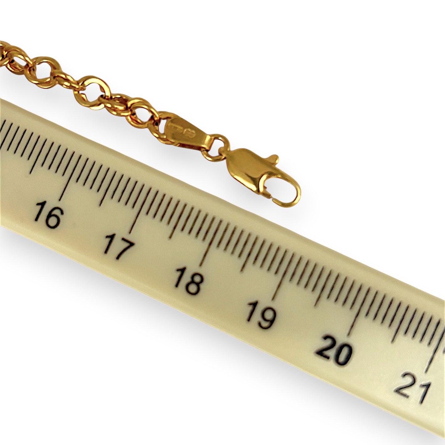 NZGD | 9ct Gold UNOAERRE Verona Link Bracelet 19cm
