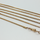 NZGD | 9ct Gold Flat Round Link Chain 132cm