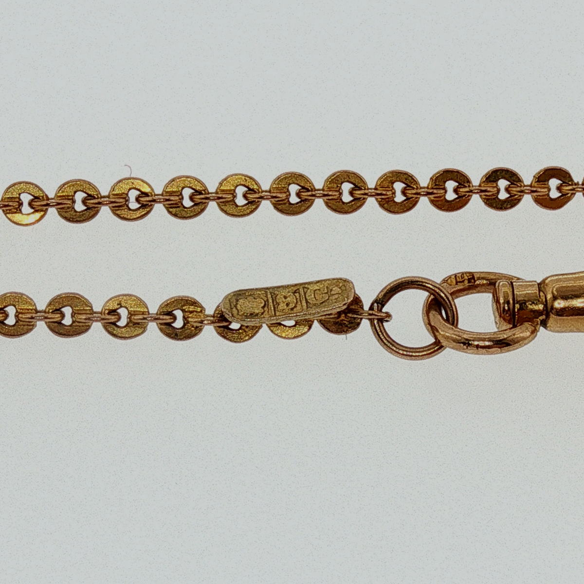 NZGD | 9ct Gold Flat Round Link Chain 132cm