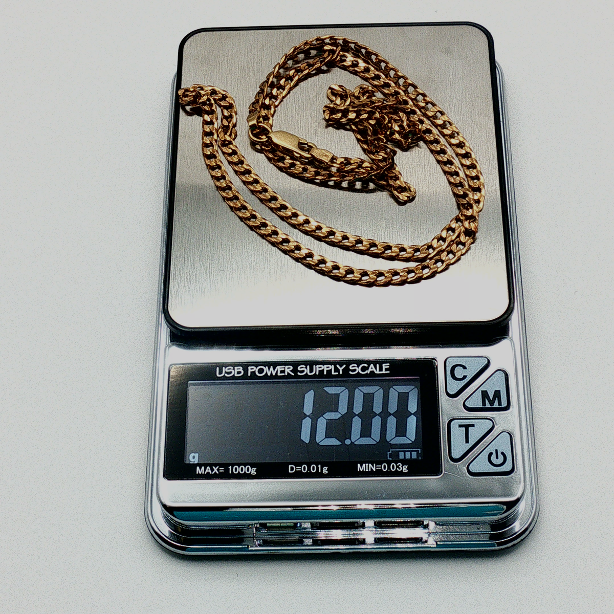 NZGD | 9ct Gold Modern Cuban Link Chain 60cm