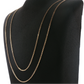 NZGD | 9ct Gold Flat Round Link Chain 132cm