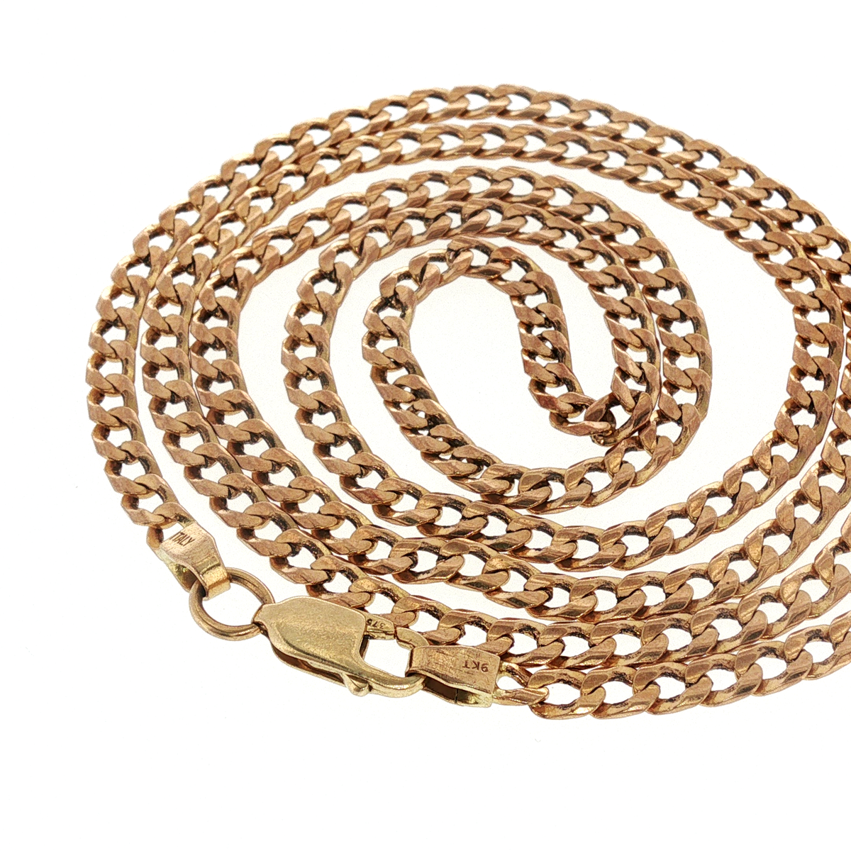 NZGD | 9ct Gold Modern Cuban Link Chain 60cm