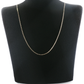 NZGD | 10ct Gold Delicate Modern Square  Link Chain  45cm