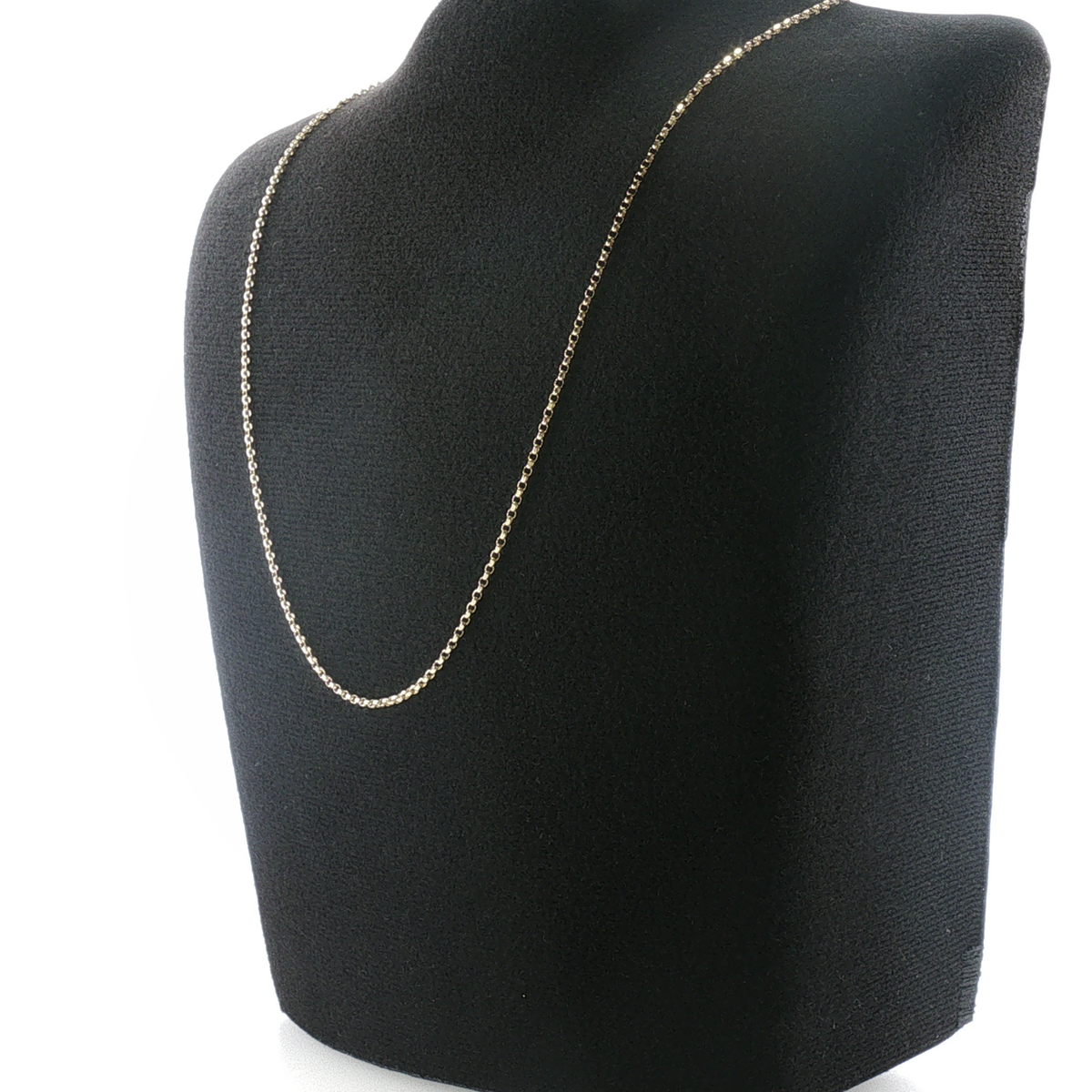 NZGD | 10ct Gold Delicate Modern Square  Link Chain  45cm