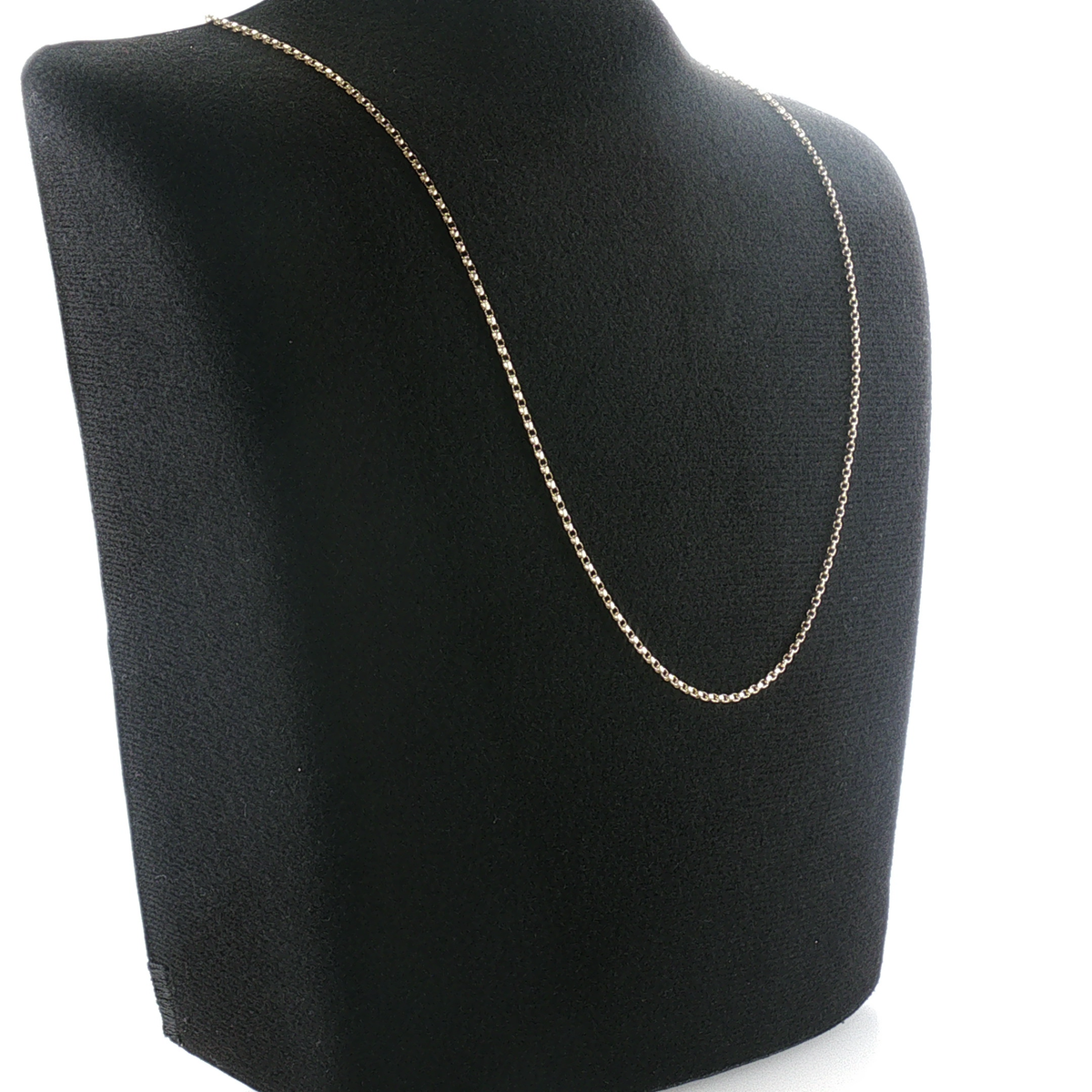 NZGD | 10ct Gold Delicate Modern Square  Link Chain  45cm