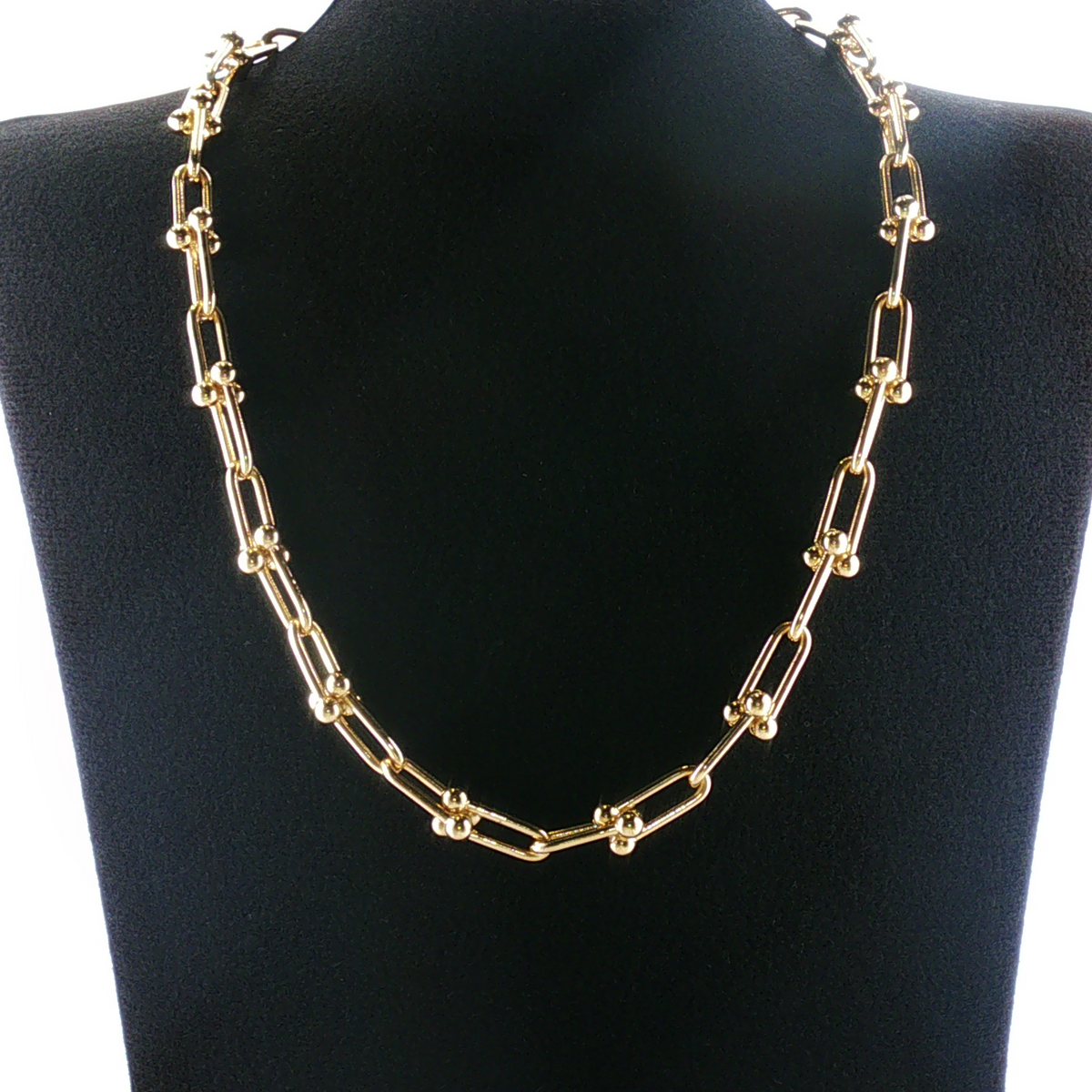 NZGD | 18ct Gold U-Link Chain Necklace 45cm