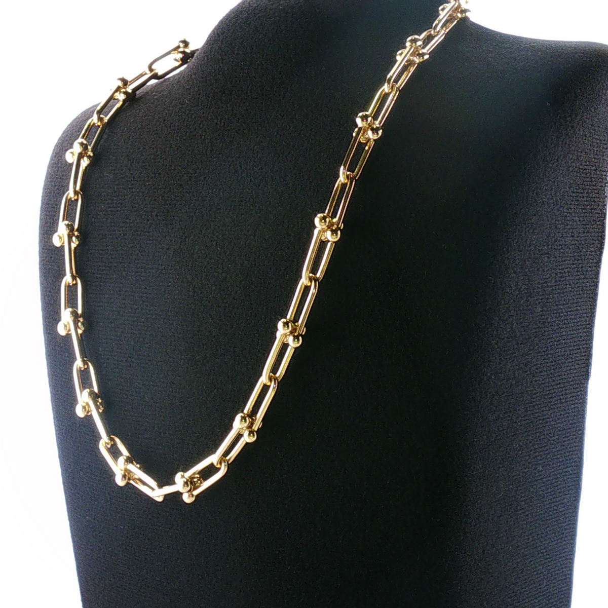 NZGD | 18ct Gold U-Link Chain Necklace 45cm