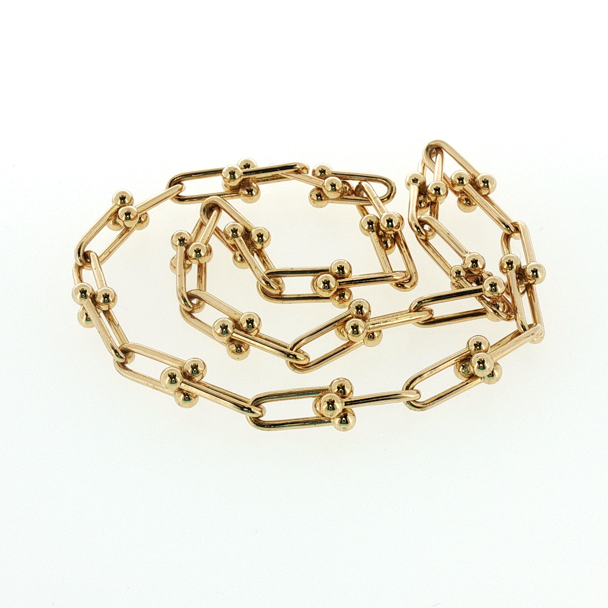 NZGD | 18ct Gold U-Link Chain Necklace 45cm