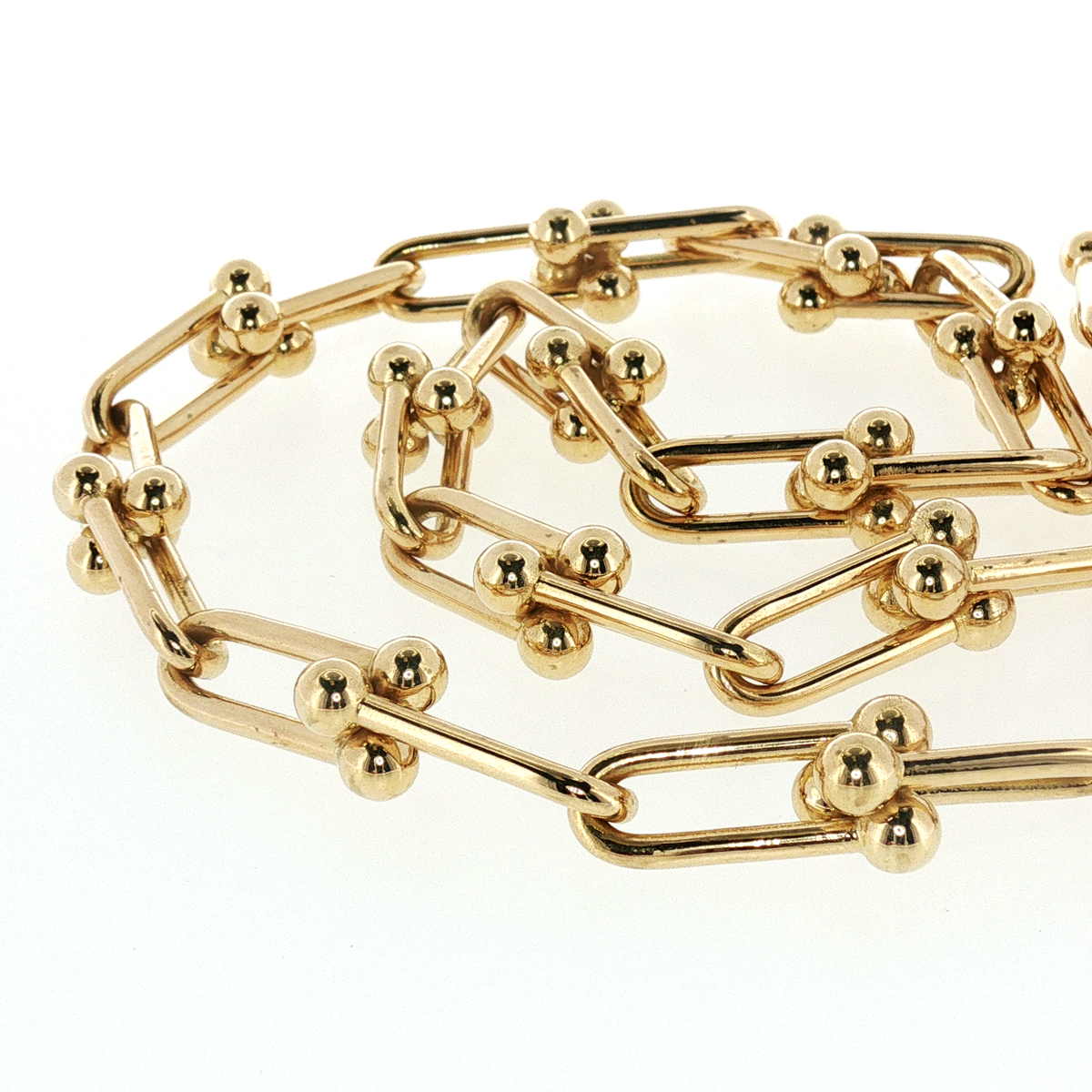 NZGD | 18ct Gold U-Link Chain Necklace 45cm