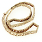 NZGD | 14ct Yellow Gold Greek Key Link Chain Necklace