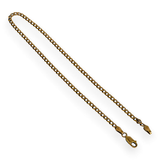 NZGD | 9ct Gold Everyday Ease Curb Bracelet 28cm