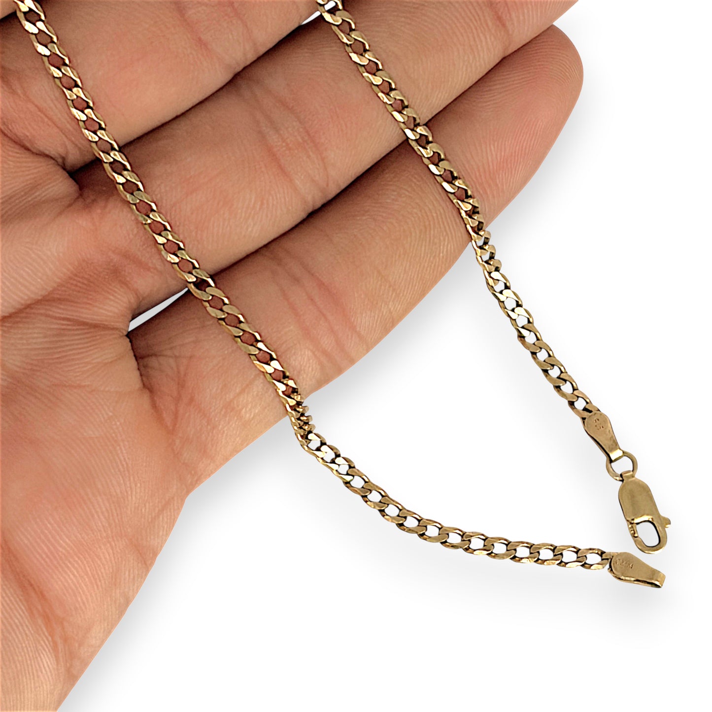 NZGD | 9ct Gold Everyday Ease Curb Bracelet 28cm