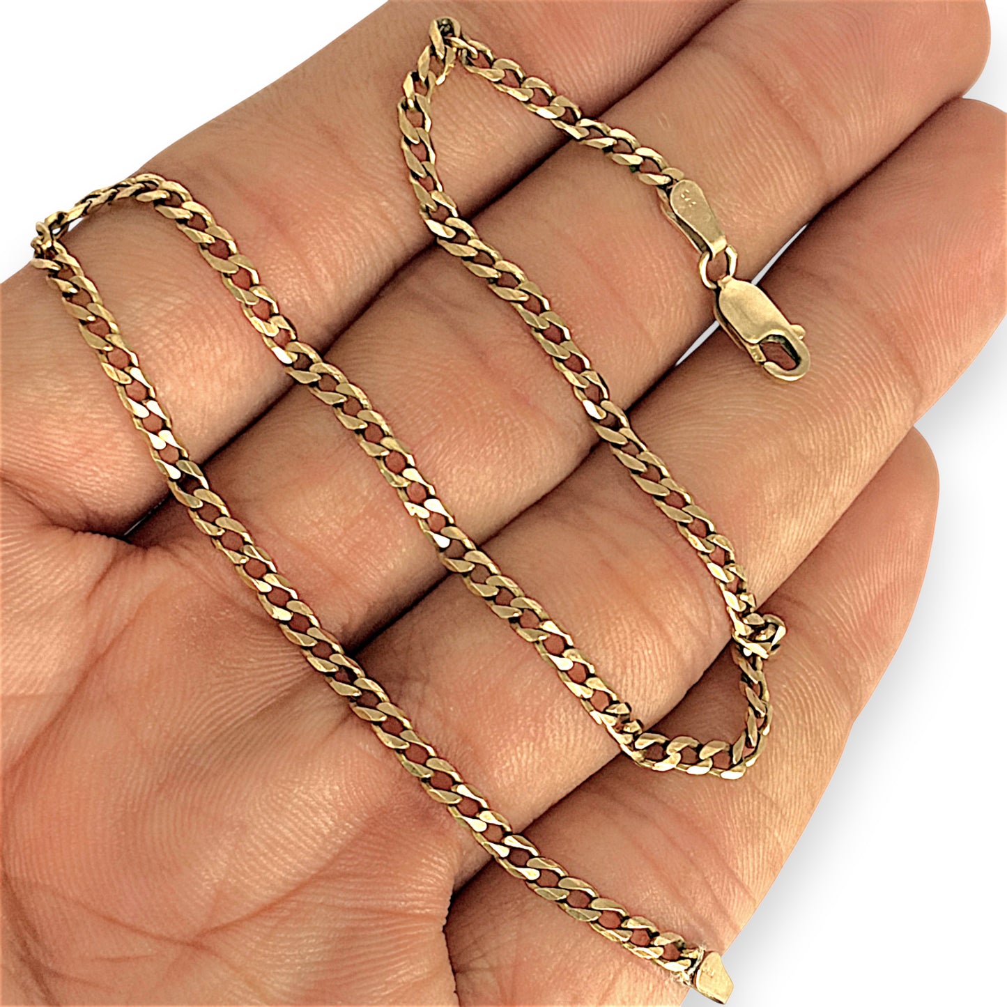 NZGD | 9ct Gold Everyday Ease Curb Bracelet 28cm