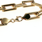 NZGD | 18ct Yellow Gold Elongated Link Chain Bracelet 19cm