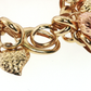 NZGD | 18ct Gold Tri-Color Textured Heart Charm Bracelet 19cm