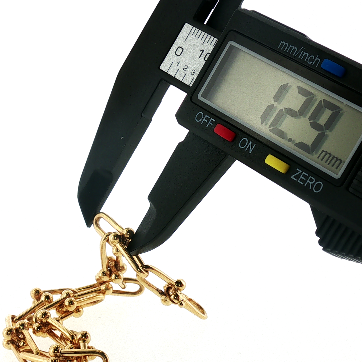 NZGD | 18ct Gold U-Link Chain Bracelet 19cm