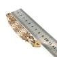 NZGD | 9ct Gold Bar Gate Link Bracelet with Heart Padlock 18cm