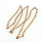 NZGD | 9ct Yellow Gold Rounded Curb Flat Chain 60cm