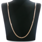 NZGD | 9ct Yellow Gold Rounded Curb Flat Chain 60cm