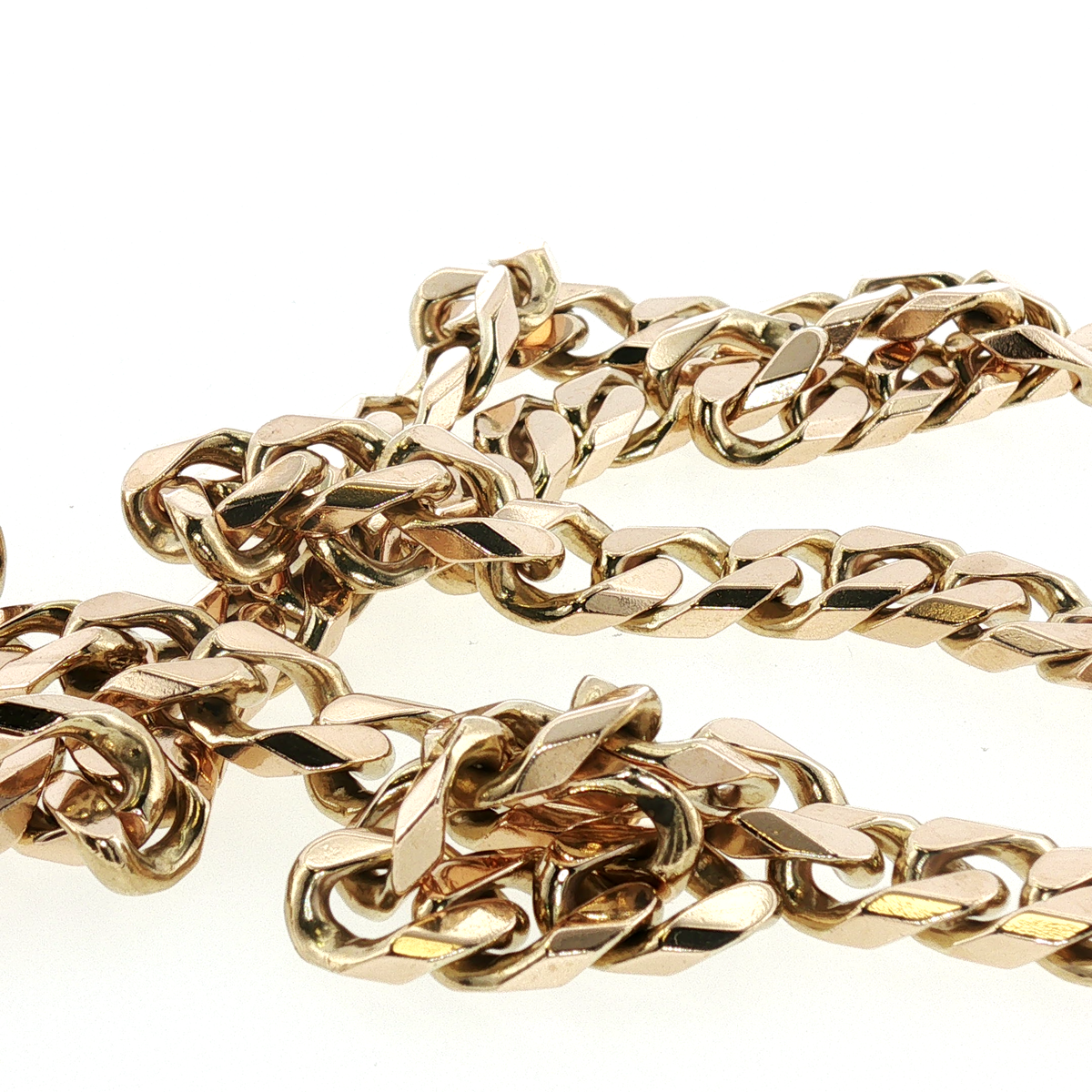 NZGD | 9ct Yellow Gold Cuban Bold Polished Chain 57cm