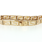 NZGD | 14ct  Gold Greek Key Motif Bracelet 19cm